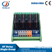 Module relais Hongfa 4 canaux 1NO 1NC 5 broches JQX-115F relais SPDT 24VDC pour le contrôle de l'automatisation industrielle