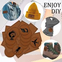 Patchs en Similicuir PU Personnalisables pour Jeans et Bonnets, Étiquettes Vierge en Cuir Gaufré avec Logo de Marque Gravé au Laser