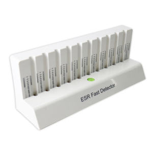 Medizinisches Labor 10 Löcher Kunststoff ABS Weiß <span class=keywords><strong>ESR</strong></span> Schnell detektor halter Stand Reagenzglas gestell für die Blutentnahme - Product Image 4