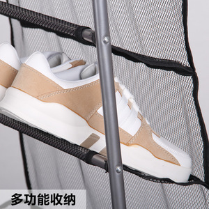 Jinsheng Over Door <b>Shoe</b> Rack Black 6 Tier <b>Hook</b> Type Storage For Sneakers And High Heels Behind Door Space Saving - Product Image 3