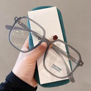 Gafas Qianai TR90 con montura cuadrada y filtro de luz azul, montura completa ajustable para mujeres con prescripción médica - Product Image 1