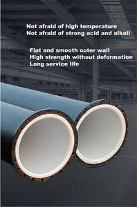 Raccords de tuyauterie à paroi épaisse en caoutchouc résistant aux produits chimiques, conformes à la norme ASTM, avec procédé de soudage pour système de transfert d'acides et d'alcalins - Product Image 3