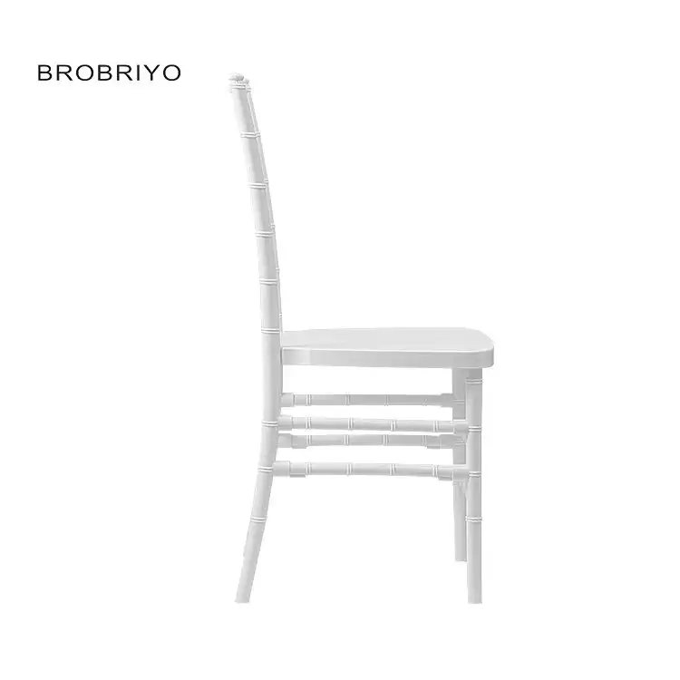 शादी के लिए थोक गर्म बिक्री सफेद Chiavari कुर्सियों Stackable इस्तेमाल किया आइटम पैकिंग आधुनिक फर्नीचर पीसी कुर्सी