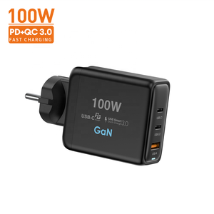 Adaptadores de Carga Rápida Vina para Cargador Baseus 100w Gan 65w Cargador Pd Pps Enchufe Europeo para <span class=keywords><strong>Xiaomi</strong></span> Cargador de Pared Rápido para Teléfono Móvil - Product Image 4