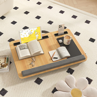 Plateau de travail multifonctionnel pour ordinateur portable et enfant, avec support pour tablette et tapis de souris, ergonomique et portable, pour la maison et le bureau