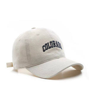 قبعة كلاسيكية عتيقة الطراز مع تطريز حروف أبجدية، قبعات بيسبول من قماش شائع للرياضات الخارجية، أنيقة وتوفر الظل - Product Image 4