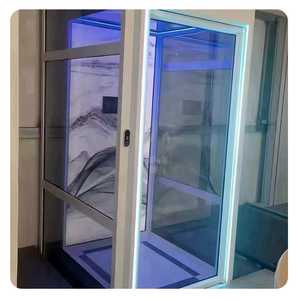 Penjualan Terbaik Villa keamanan tinggi Lift rumah 320kg-400kg AC otomatis angkat tanpa roda gigi mesin traksi untuk gudang Hotel - Product Image 4
