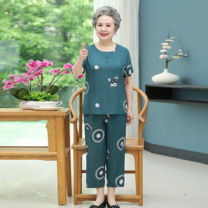 4.76 dollaro modello JRF013 indumenti da notte taglia XL-5XL abbigliamento da notte set abbigliamento da notte in cotone per donna - Product Image 4