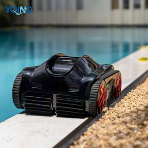 روبوت تنظيف سطح حمام السباحة الخارجي عالي الجودة وصديق للبيئة، جهاز إزالة الطحالب الأوتوماتيكي مع تحكم ذكي وبطارية ليثيوم - Product Image 5