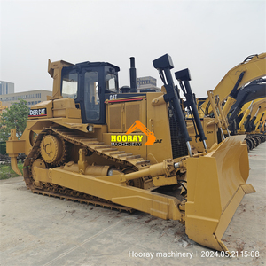 Bulldozer CAT D8R d'occasion en bon état avec moteur japonais à faible nombre d'heures, 306 CV, capacité de bulldozing de 6,3 m, 22700 kg en stock - Product Image 3