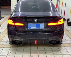 Difusor trasero de fibra de carbono con estilo ligero, labio de parachoques trasero, separador trasero, Kit de carrocería para <span class=keywords><strong>Bmw</strong></span> 5 Series G30 G38 F90 <span class=keywords><strong>M5</strong></span> - Product Image 5