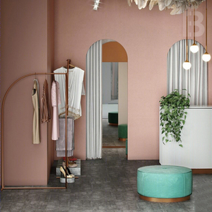 Hot Bán Vàng Quần Áo Móc Áo Hiển Thị Giá Thiết Kế Sáng Tạo Bán Lẻ Tủ Trưng bày Cho Cửa Hàng Đồ Nội Thất Cho Quần Áo Gian Hàng - Product Image 3