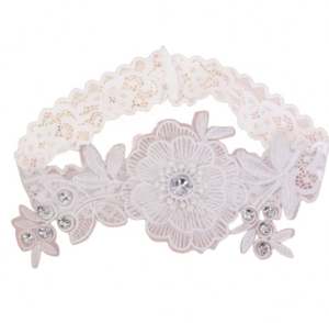 Ensemble de jarretelles de mariage pour décoration de fête, jarretelles en dentelle, ceinture de jambe, mariée, femme, <span class=keywords><strong>jarretelle</strong></span> blanche et noire - Product Image 4