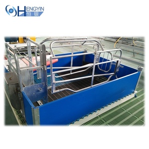 Bền <span class=keywords><strong>Pig</strong></span> Farming Thiết Bị Gieo Giường Có Thể Điều Chỉnh Hiện Đại Giường farrowing Bút Cho Lợn - Product Image 3