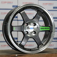 Jantes de voiture 15 16 17 18 19 pouces 5 trous Jante en alliage noir argent OEM Couleur personnalisée 5*100 5*114.3