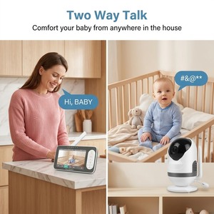 Monitor para Bebés WiFi de Modo Dual KT617T, Pantalla IPS de 5.5 Pulgadas, Cámara 720P, Largo Alcance de 300 Metros, Audio Bidireccional, Visión Nocturna Automática - Product Image 5