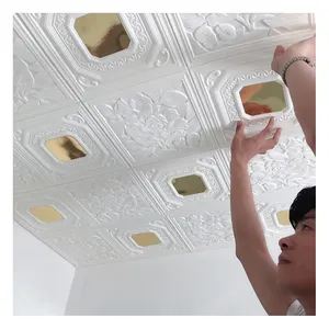 Full Colors cheap price Peel & Stick foam wall wallpaper Popular design 3d mirror foam ceiling wall sticker