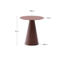 Table d'appoint moderne de conception nouvelle en oxyde de magnésium de qualité supérieure avec plateau en acrylique et structure en bois pour salon
