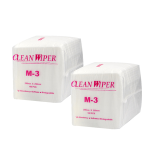 China Manufacturer <strong>Wiper</strong> Cloth Microfiber <strong>M3</strong> Tissue Stencil Wiping Cleanroom Wipes