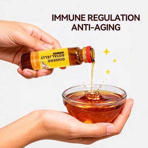 Натуральный органический травяной состав с женьшенем и маточным молочком в жидкой форме для здоровья взрослых — OEM, частная торговая марка - Product Image 2