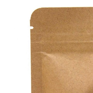 Tùy chỉnh tái sử dụng ghế nhiệt giấy kraft khóa zip giấy kraft đứng lên túi <span class=keywords><strong>doypack</strong></span> cho bao bì Aerosol hóa học - Product Image 4