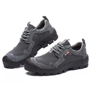 Scarpe antinfortunistiche da <span class=keywords><strong>lavoro</strong></span> da uomo in pelle antiscivolo da <span class=keywords><strong>lavoro</strong></span> con punta in acciaio - Product Image 1