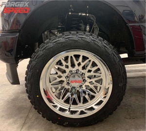 Jantes Forgex KC014 Deep Dish Polished Forged 22-28 pouces 6x135 6x139.7 8x170 8x180 pour F-150 F-350 GMC 2500 - Product Image 4