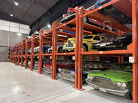 Système de stationnement vertical hydraulique à 3 niveaux pour garage résidentiel et stockage de voitures commerciales