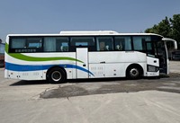 Bus électrique de luxe à 46 places pour utilisation quotidienne, carrosserie propre, double étage, grand bus automatique performant
