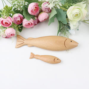 Chainlink personalizzato dipinto incompiuto modello di pesce di legno intagliato a mano giocattolo da pesca decorazione da parete artigianale in legno intaglio pesce - Product Image 2