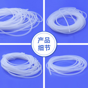 Je-0528 Food Grade <b>Silicone</b> Tubing Crystal Clear Customizable Size For Food Medical Devices - Product Image 3