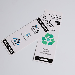 Etiqueta de papel de ropa ecológica Producto sostenible y ecológico - Product Image 5