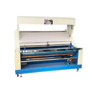 Automatische Werf Teller Textiel Rolwikkelmachine Stof Winder Doek Inspectie Rolwikkeling Meetmachine