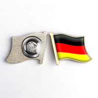Épinglette de revers personnalisée avec drapeau national imprimé en offset, avec dôme en résine époxy, épinglette de drapeau en émail doux