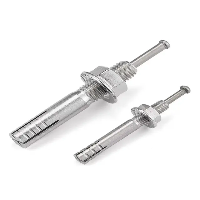 Factory supply 304 stainless steel Core expansion screw Driven screw hammer drive blind hit pin nail