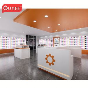 ชุดแสดงโทรศัพท์มือถือการออกแบบตกแต่งร้านโทรศัพท์มือถือ - Product Image 4