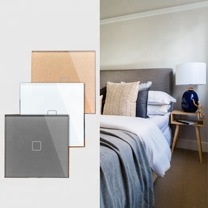 Smartdust đơn cực màn hình cảm ứng ánh sáng thông minh mô-đun điều khiển Ổ cắm EU/UK tiêu chuẩn 1-Gang 1 cách điều khiển nhà 10A - Product Image 5