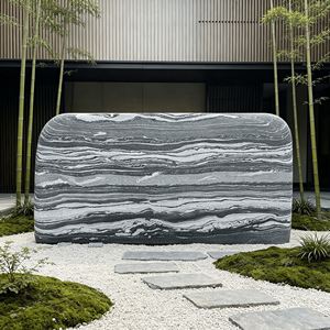 Pierre naturelle paysagère, roche décorative bleue veinée pour jardin extérieur, élément durable pour jardin vertical - Product Image 6