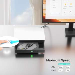 Reproductor de DVD externo Delgado USB 3,0 tipo C más nuevo, Unidad de CD/DVD ROM con función de lectura utilizada para PC portátil y unidad óptica de DVD RW - Product Image 3