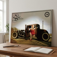 Panneaux Métalliques Décoratifs Personnalisés Amusants, Plaques en Étain Vintage Rétro, Décoration Murale en Métal Gaufré pour Bar, Garage, Maison, Affiches Métalliques en Étain
