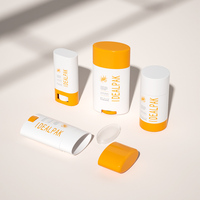 Récipient de bâton de déodorant en PP de forme ovale rempli de 20ml 50ml 75ml