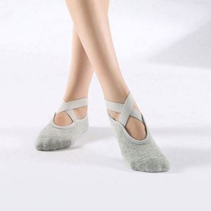 Calcetines de Yoga de Alta Calidad para Invierno, Antideslizantes, con Franjas en el Tobillo, 5 Dedos, Transpirables, de Algodón Sostenible, para Fitness, Danza, Barre, Ballet - Product Image 6