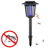 Lampe Solaire Anti-Moustiques Extérieure Étanche à LED, Électrique, pour Jardin et Pelouse