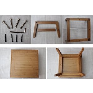 Home Furniture Two Drawers Chest <strong>Bamboo</strong> Cabinets <strong>Bedsides</strong> Night Stands <strong>Table</strong> with Drawer - Product Image 6