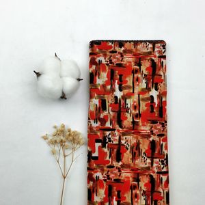 Nouveauté <span class=keywords><strong>Tissu</strong></span> en <span class=keywords><strong>viscose</strong></span> tissé léger en rayonne à imprimé numérique personnalisé pour robe d'été - Product Image 4