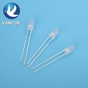 Vanfun 5 mét siêu sáng Dip <span class=keywords><strong>LED</strong></span> Diode mát trắng khuếch tán 8000-9000K 5V Max ngược điện áp thông qua lỗ với lỗ thiết kế - Product Image 6