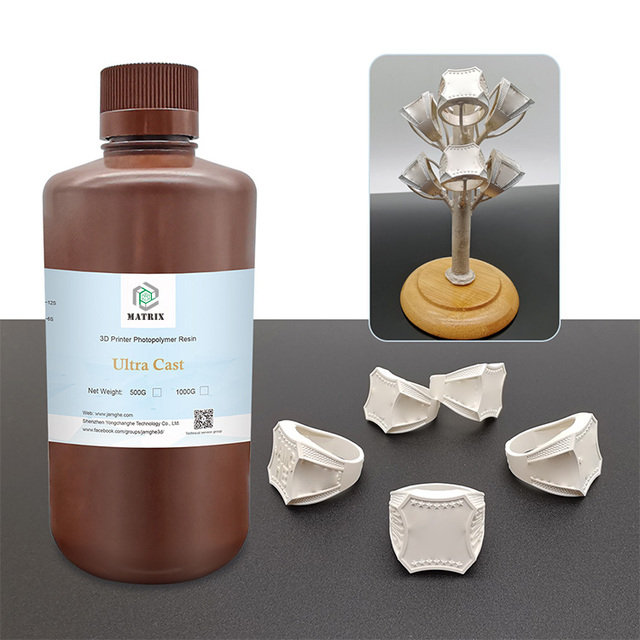 UV 405nm LCD 3D Printer Resin Water Washable Photon Curing Photopolymer Liquid New 500g Rapid Roller MTX-RJ1 Model High Strength
