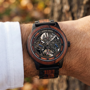 <span class=keywords><strong>Orologio</strong></span> Meccanico Scheletrato Premium <span class=keywords><strong>in</strong></span> <span class=keywords><strong>Legno</strong></span>, Segnatempo Automatico Personalizzato Fatto a Mano <span class=keywords><strong>in</strong></span> <span class=keywords><strong>Legno</strong></span> e Acciaio, <span class=keywords><strong>Orologio</strong></span> <span class=keywords><strong>da</strong></span> <span class=keywords><strong>Polso</strong></span> <span class=keywords><strong>da</strong></span> Uomo Idea Regalo - Product Image 6