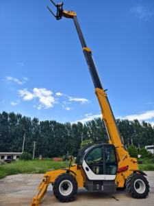 Chargeur télescopique de roue de chariot élévateur de chariot élévateur télescopique de moteur diesel utilisé par Heli 3 tonnes avec la flèche de terrain accidenté de rendement élevé - Product Image 4