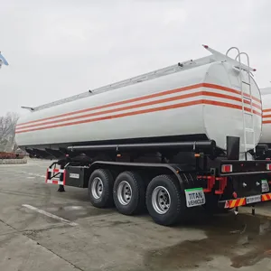 Gasoline Transport High Capacity 50000 Liters Tanker Semitrailers Customizable